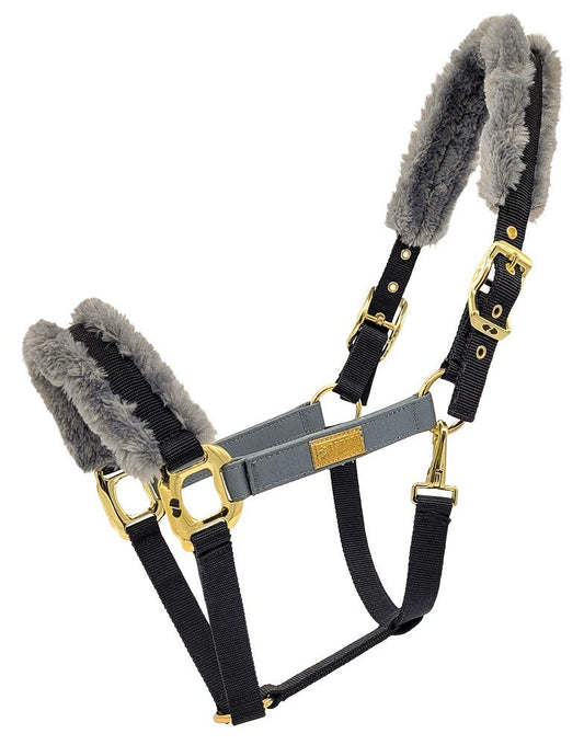 Headstall Estate 2023 Fleece Black & Grey Full-Ascot Saddlery-The Equestrian