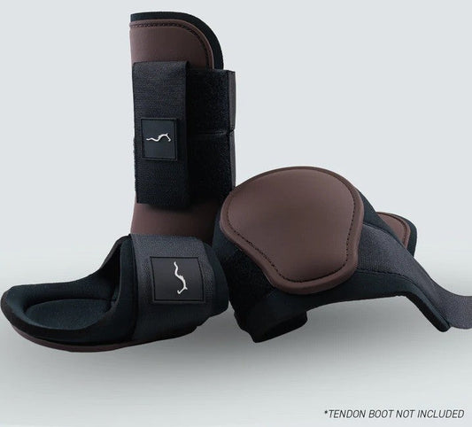 Fetlock Boots Eurohunter Brown-Ascot Saddlery-The Equestrian