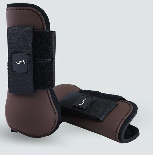 Tendon Boots Eurohunter Brown-Ascot Saddlery-The Equestrian