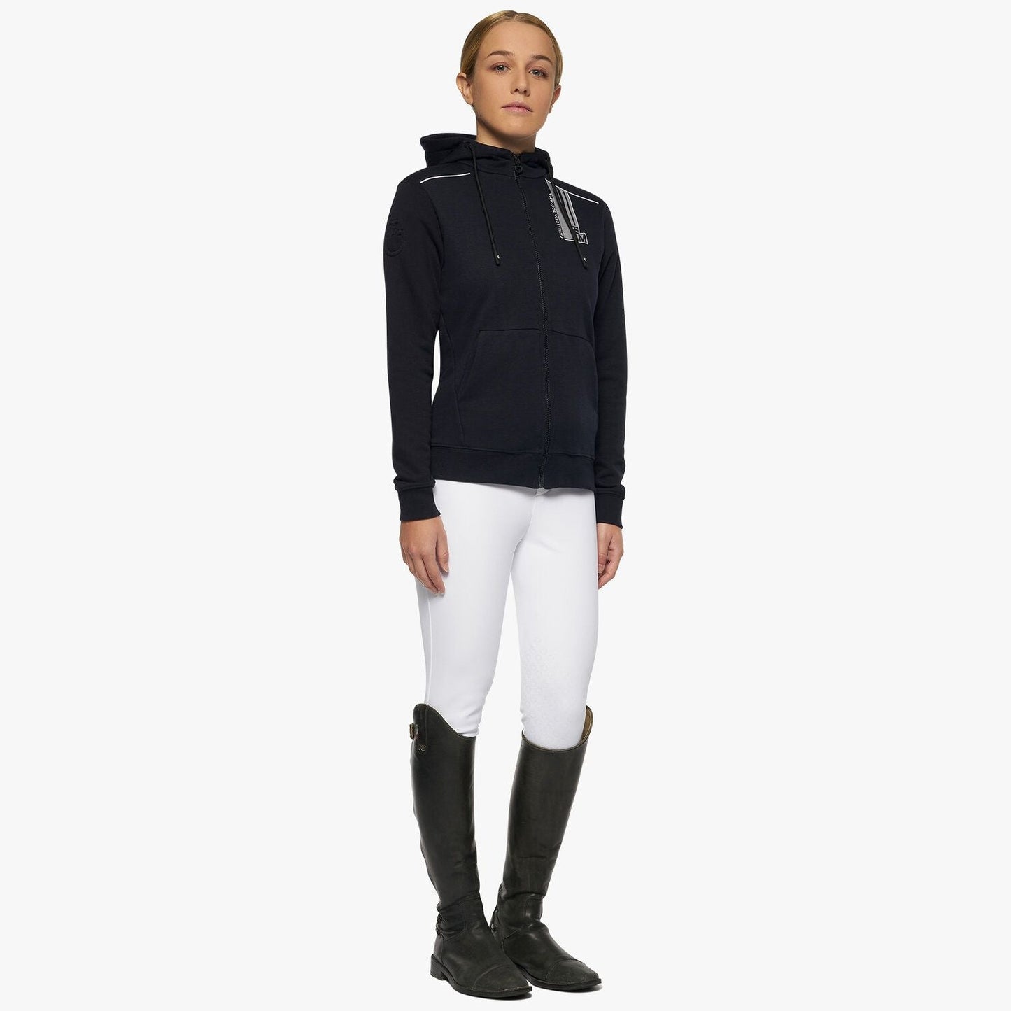Cavalleria Toscana CT Team Daytona Hoodie - Girls-Trailrace Equestrian Outfitters-The Equestrian