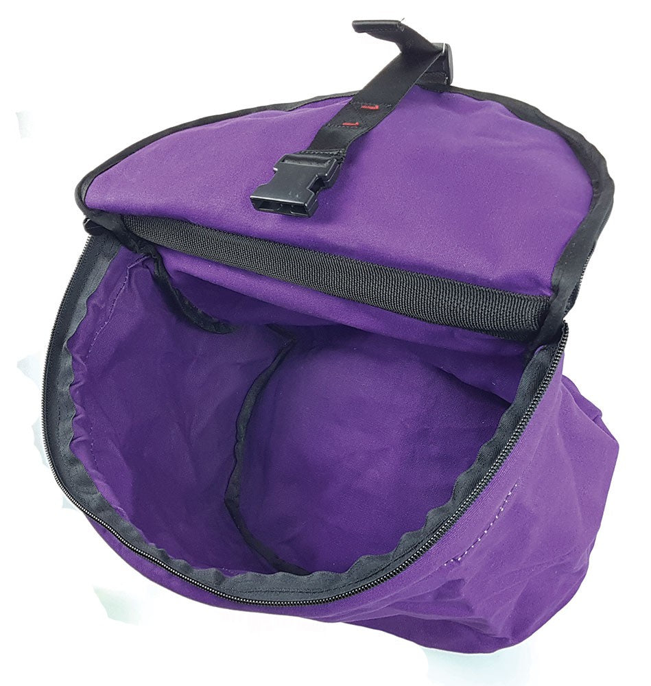 Feed Bag Collapsible Purple-Ascot Saddlery-The Equestrian