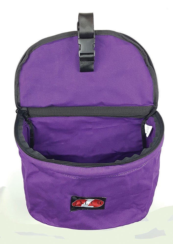 Feed Bag Collapsible Purple-Ascot Saddlery-The Equestrian