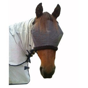 Fly Mask Citronella Scented Black-Ascot Saddlery-The Equestrian