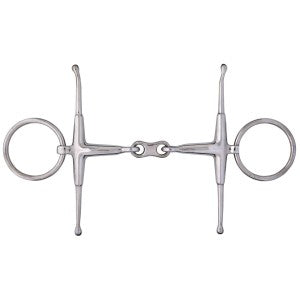 Fm Ring Snaffle Bit French Mouth Stainless Steel-Ascot Saddlery-The Equestrian