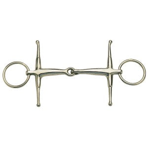 Fm Ring Snaffle Jointed Mouth Stainless Steel-Ascot Saddlery-The Equestrian