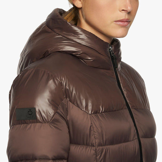 Cavalleria Toscana Long Hooded Puffer Jacket-Trailrace Equestrian Outfitters-The Equestrian