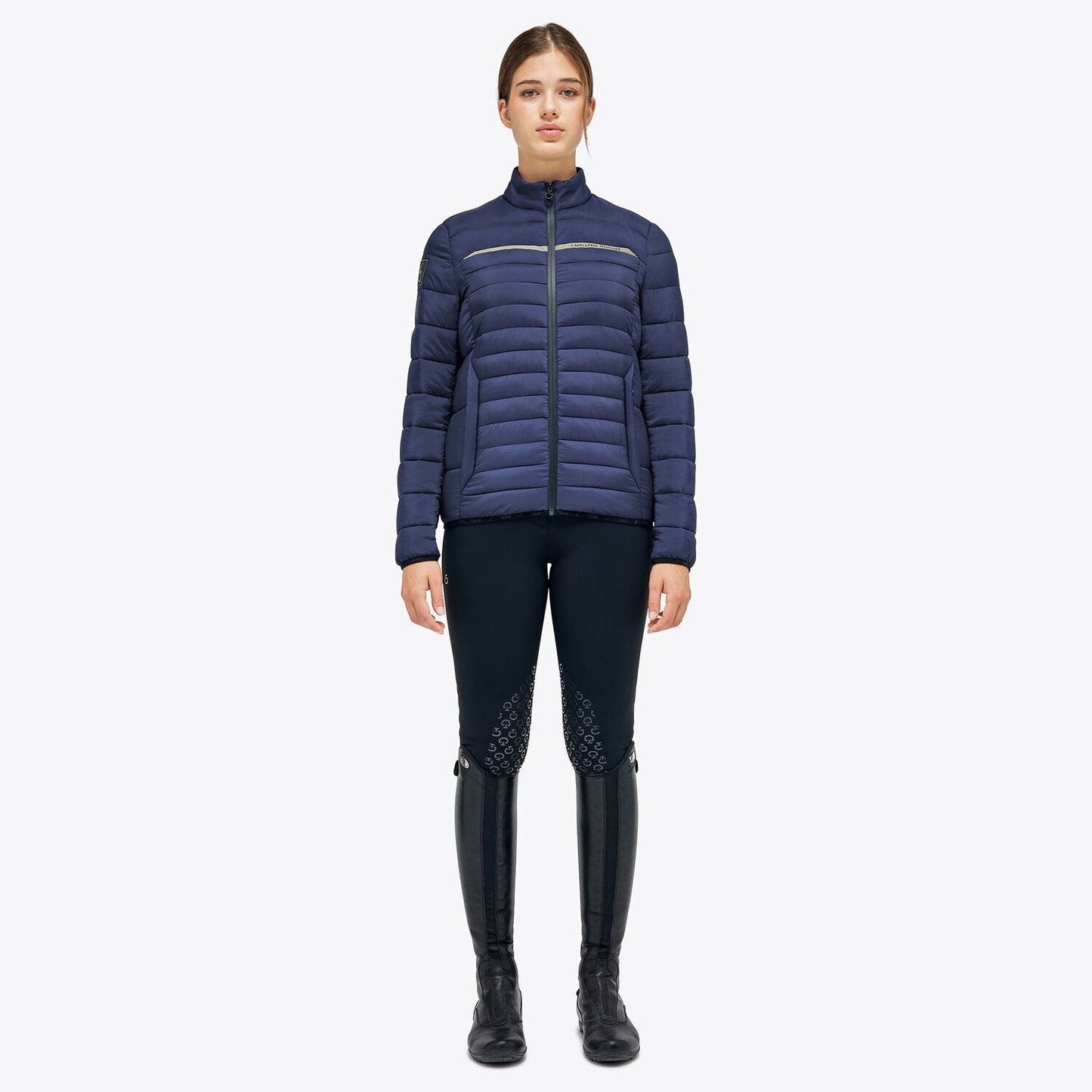 Cavalleria Toscana CT Team Highlight Quilted Puffer Jacket-Trailrace Equestrian Outfitters-The Equestrian