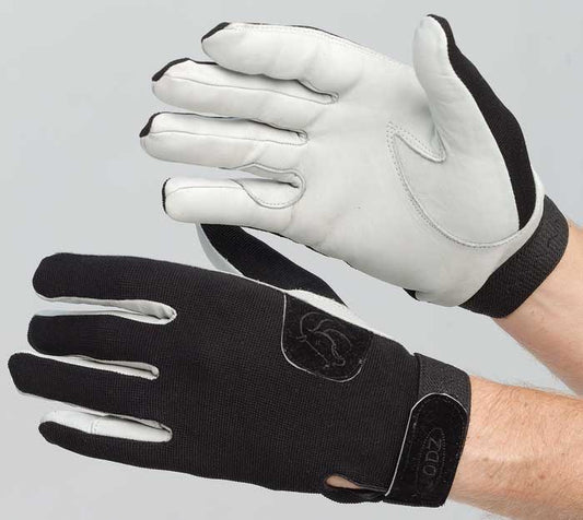 Gloves Tacky Black & Grey-Ascot Saddlery-The Equestrian