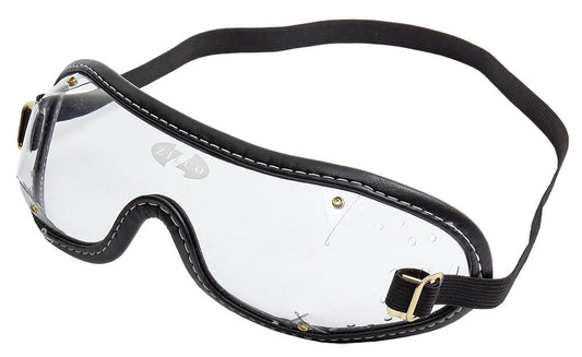 Goggles Zilco Clear Black Trim-Ascot Saddlery-The Equestrian