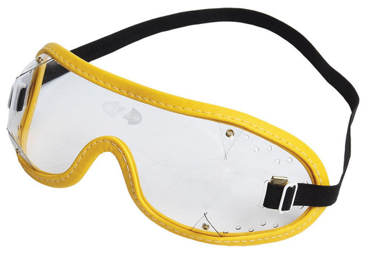 Goggles Zilco Clear Yellow Trim-Ascot Saddlery-The Equestrian