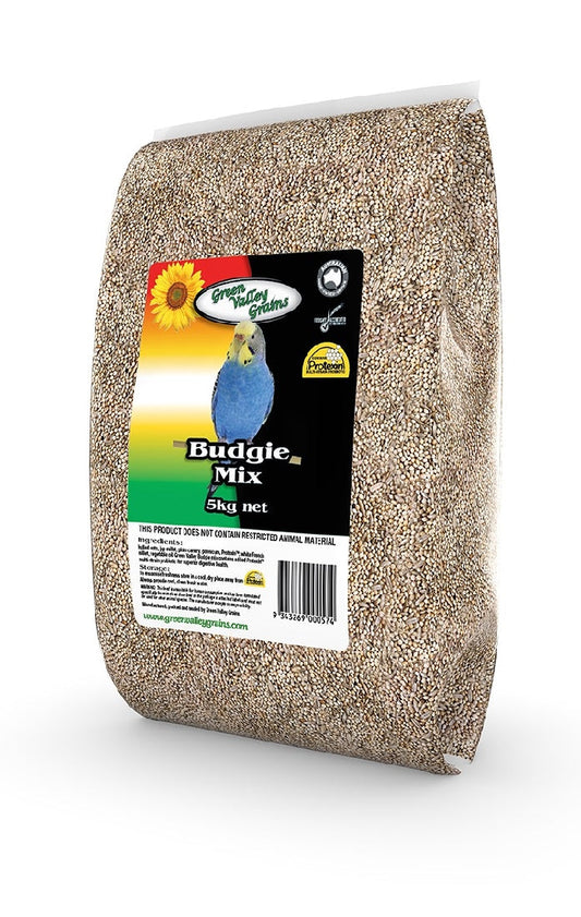 Green Valley Bird Seed Budgie 5kg-Ascot Saddlery-The Equestrian