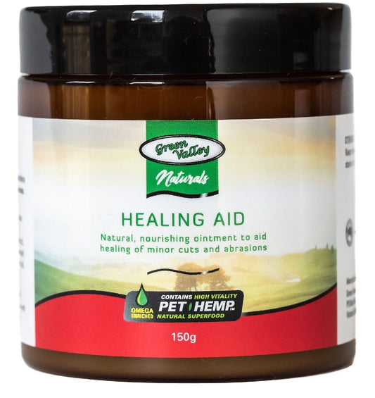 Wound Cream Green Valley Naturals Healing Aid 150gm-Ascot Saddlery-The Equestrian