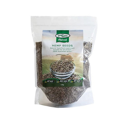 Hemp Seeds Green Valley Naturals 1.5kg-Ascot Saddlery-The Equestrian