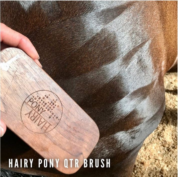 Hairy Pony Quarter Mark Brush-Ascot Saddlery-The Equestrian