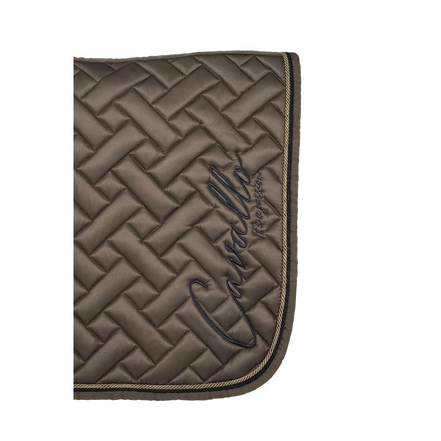 Cavallo HANYA Saddle Pads - Oak - JUMP - LAST ONE-Little Equine Co-The Equestrian