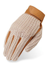 Gloves Heritage Crochet Natural-Ascot Saddlery-The Equestrian