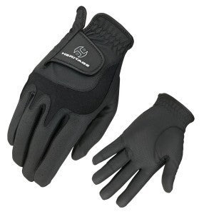 Gloves Heritage Elite Black-Ascot Saddlery-The Equestrian