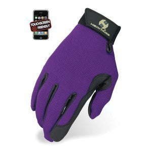 Gloves Heritage Performance Purple-Ascot Saddlery-The Equestrian
