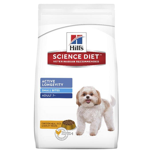 Hills Science Diet Adult 7+ Active Longevity Small Bites Dry Dog Food 2kg-Pet-The Equestrian