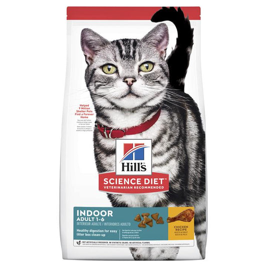 Hills Science Diet Adult Indoor Dry Cat Food 4kg-Pet-The Equestrian