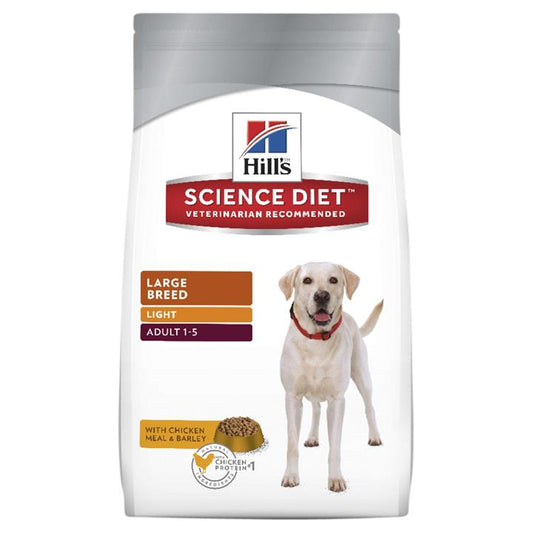 Hills Science Diet Adult Large Breed Light Dog Food 12kg-Pet-The Equestrian
