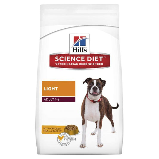 Hills Science Diet Adult Light Dry Dog Food 3kg-Pet-The Equestrian