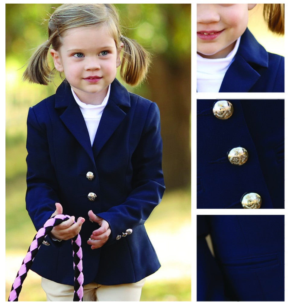 Riding Jacket Huntington Willow Navy Childs-Ascot Saddlery-The Equestrian