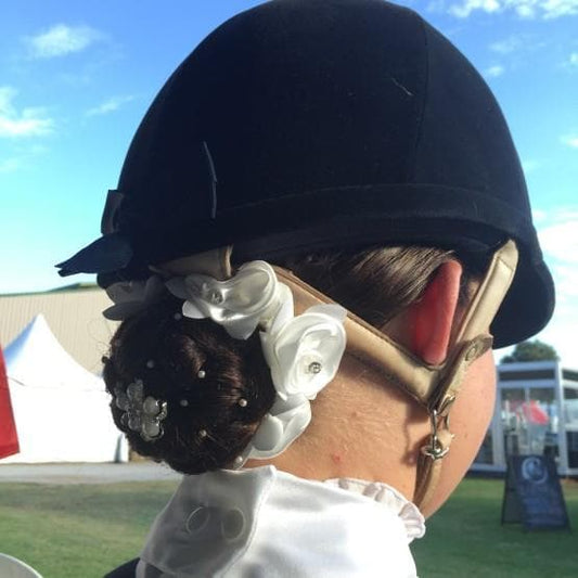 SD-Design Hair Net with Pearls-Dapple EQ-The Equestrian