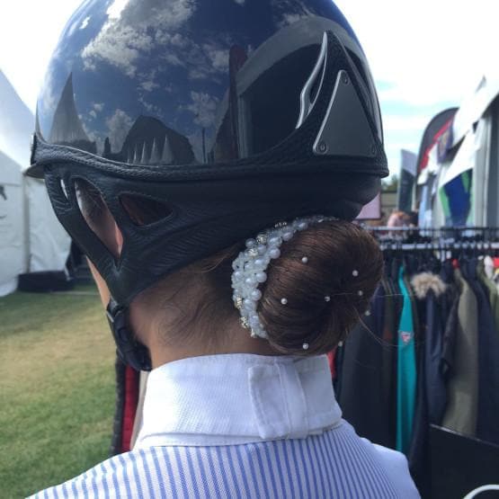SD-Design Hair Net with Pearls-Dapple EQ-The Equestrian
