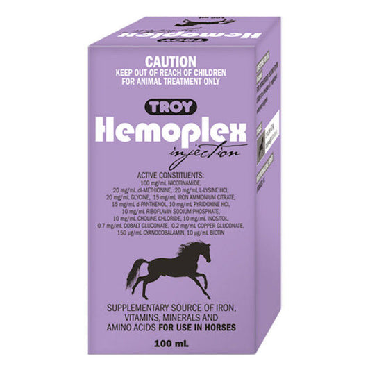 Injectable Hemoplex Troy 100ml-Ascot Saddlery-The Equestrian