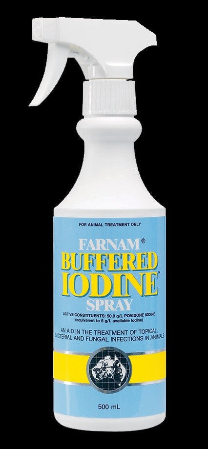 Iodine Spray Buffered Iah 500ml-Ascot Saddlery-The Equestrian