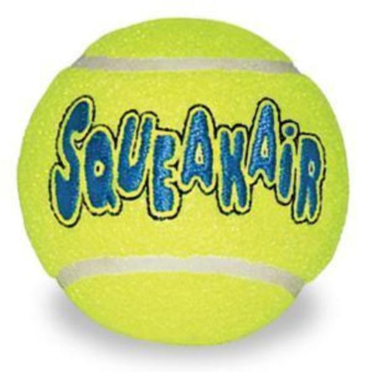 KONG AirDog Squeaker Non Abrasive Tennis Ball Dog Toy - Medium-Lucky Pet Supplies-The Equestrian