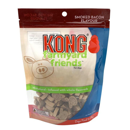 KONG Farmyard Friends Crunchy Dog Treats - Smoked Bacon-Lucky Pet Supplies-The Equestrian