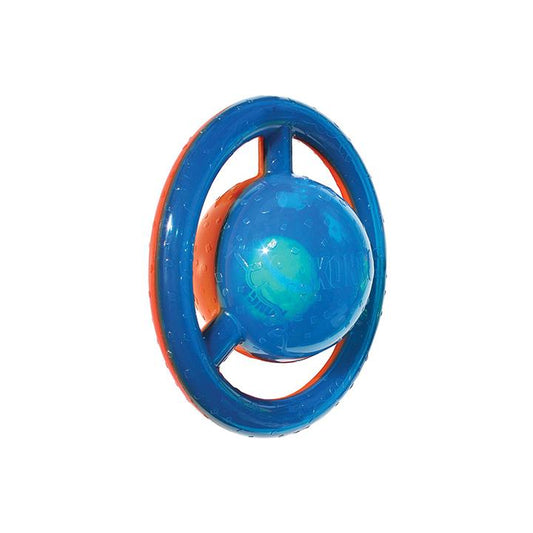 KONG Jumbler Disc 2-in-1 Squeak and Tug Dog Toy - Medium/Large-Lucky Pet Supplies-The Equestrian