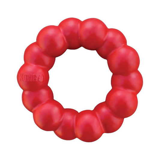 KONG Natural Red Rubber Ring Dog Toy for Healthy Teeth & Gums - X-Large-Lucky Pet Supplies-The Equestrian