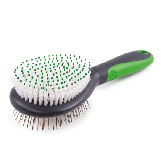 Kazoo Grooming Brush Double Sided Combo-Ascot Saddlery-The Equestrian