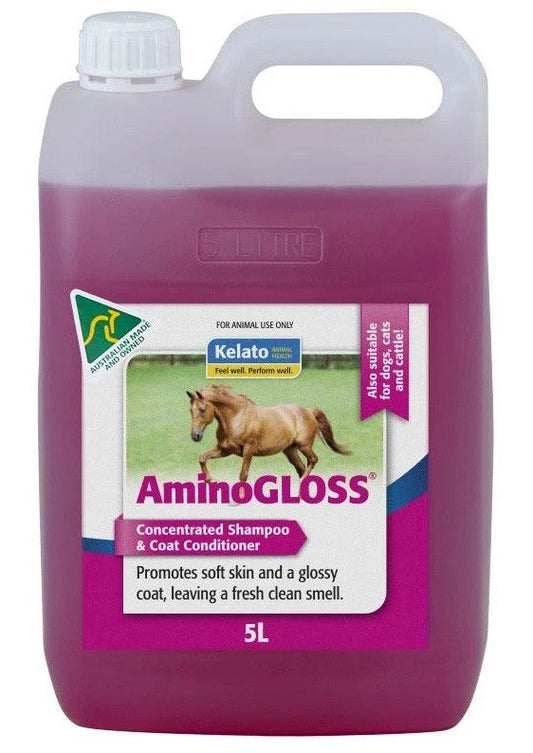 Shampoo Kelato Amino Gloss 5litre-Ascot Saddlery-The Equestrian