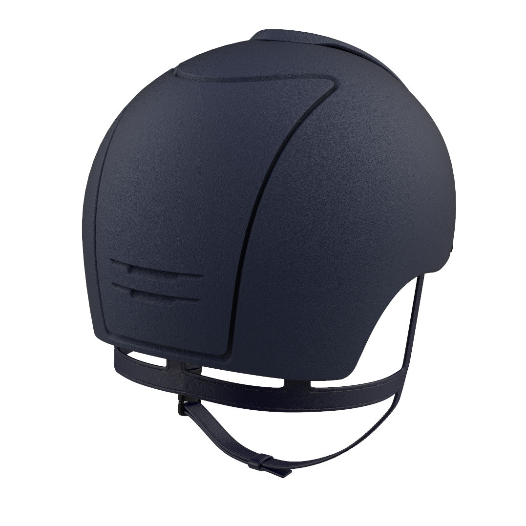 KEP brand black equestrian helmet with a modern, sleek design.