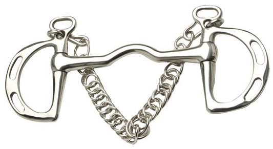 Kimblewick Bit Port Mouth Stainless Steel-Ascot Saddlery-The Equestrian