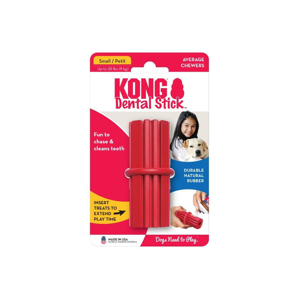 Kong Dog Toy Dental Stick Small-Ascot Saddlery-The Equestrian