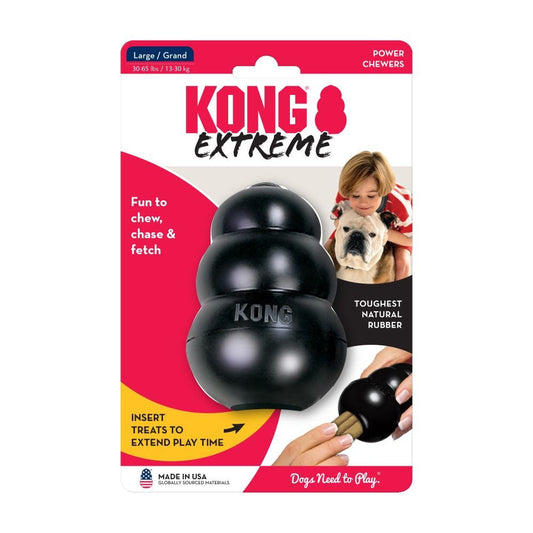Kong Dog Toy Extreme Black Large-Ascot Saddlery-The Equestrian