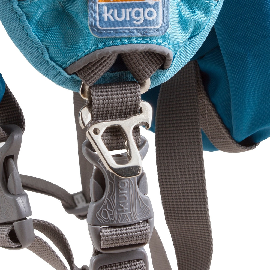Kurgo Dog Backpack Big Baxter Coastal Blue-Ascot Saddlery-The Equestrian