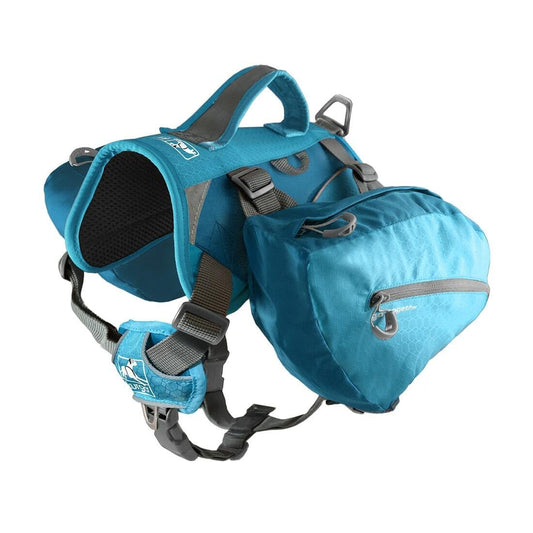 Kurgo Dog Backpack Big Baxter Coastal Blue-Ascot Saddlery-The Equestrian