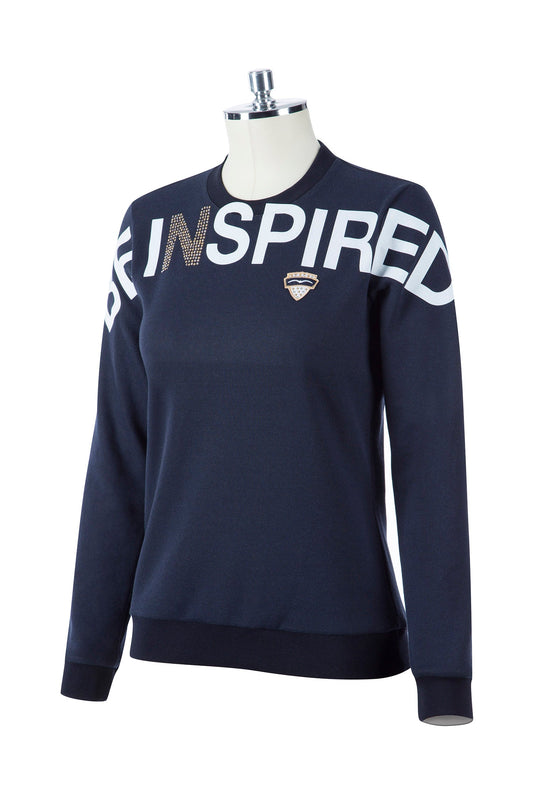 Animo LAMU Ladies Crew Neck-Dapple EQ-The Equestrian