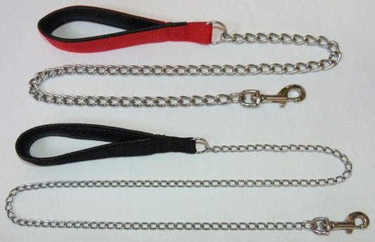 Leash With Chain 3.5mm X 110cm-Ascot Saddlery-The Equestrian