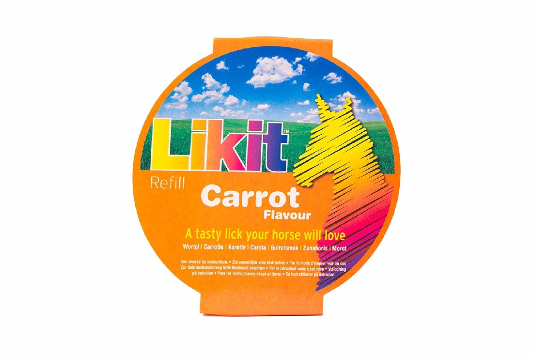 Likit Refill Carrot 250gm-Ascot Saddlery-The Equestrian