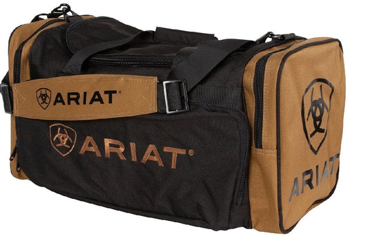 Luggage Ariat Gear Bag Junior Black & Khaki-Ascot Saddlery-The Equestrian