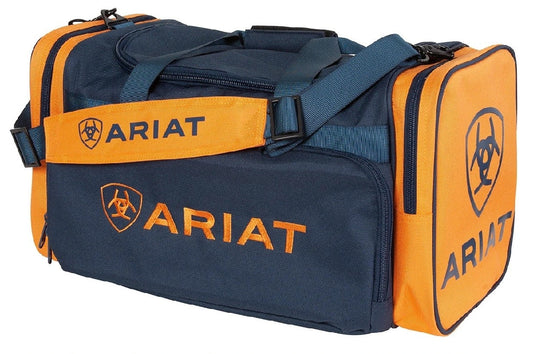 Luggage Ariat Gear Bag Junior Orange & Navy-Ascot Saddlery-The Equestrian