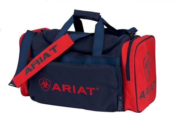 Luggage Ariat Gear Bag Junior Red & Navy-Ascot Saddlery-The Equestrian
