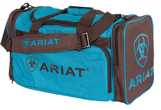 Luggage Ariat Gear Bag Junior Turquoise & Brown-Ascot Saddlery-The Equestrian